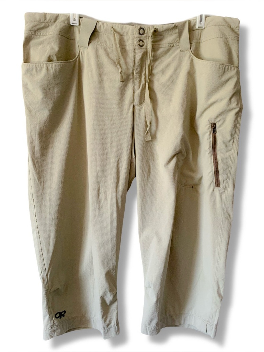 Outdoor Research Ferrosi Crop Hiking Pants Khaki Size 14